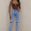 Tate Blue Vintage Fit Antique Wash Jeans Tate Blue Vintage Fit Antique Wash Jeans