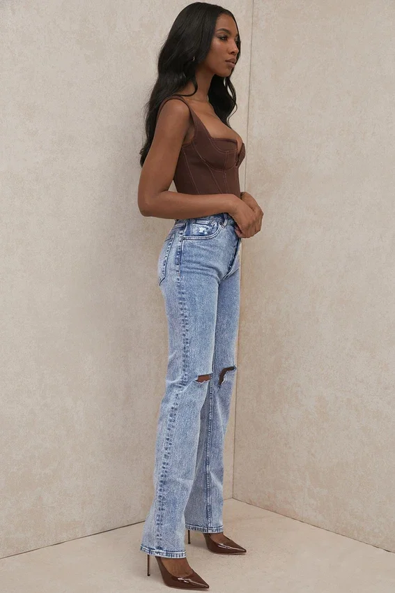 Tate Blue Vintage Fit Antique Wash Jeans Tate Blue Vintage Fit Antique Wash Jeans