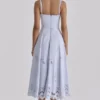 Tatiana Bluebell Lace + Cotton Broderie Anglais Midi Sundress Tatiana Bluebell Lace + Cotton Broderie Anglais Midi Sundress