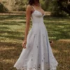 Tatiana Bluebell Lace + Cotton Broderie Anglais Midi Sundress Tatiana Bluebell Lace + Cotton Broderie Anglais Midi Sundress