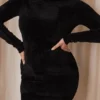 Taya Charcoal Chenille Mini Dress Taya Charcoal Chenille Mini Dress