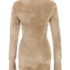 Taya Fawn Chenille Mini Dress Taya Fawn Chenille Mini Dress