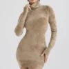 Taya Fawn Chenille Mini Dress Taya Fawn Chenille Mini Dress