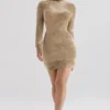 Taya Fawn Chenille Mini Dress Taya Fawn Chenille Mini Dress