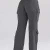 Tea Charcoal Knitted Utility Trousers Tea Charcoal Knitted Utility Trousers