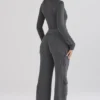 Tea Charcoal Knitted Utility Trousers Tea Charcoal Knitted Utility Trousers