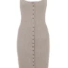 Teva Beige Cashmere Knit Midi Dress Teva Beige Cashmere Knit Midi Dress