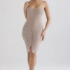Teva Beige Cashmere Knit Midi Dress Teva Beige Cashmere Knit Midi Dress