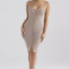 Teva Beige Cashmere Knit Midi Dress Teva Beige Cashmere Knit Midi Dress