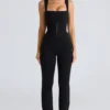 The Balconette Black Fitted Corset Top The Balconette Black Fitted Corset Top