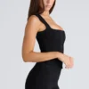 The Balconette Black Fitted Corset Top The Balconette Black Fitted Corset Top