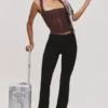 The Balconette Chocolat Fitted Corset Top The Balconette Chocolat Fitted Corset Top