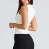 The Balconette Ivory Fitted Corset Top The Balconette Ivory Fitted Corset Top