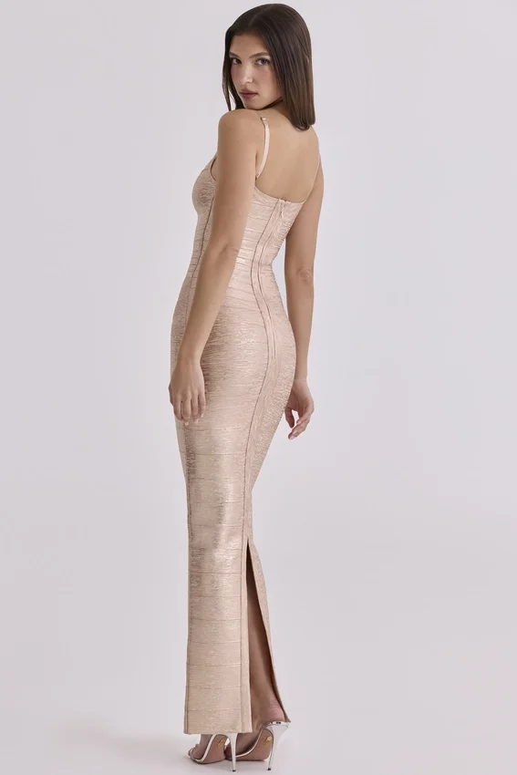 The Body Champagne Bandage Maxi Dress – Limited Edition The Body Champagne Bandage Maxi Dress – Limited Edition