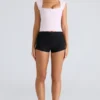 The Cap Sleeve Pink Corset Top The Cap Sleeve Pink Corset Top