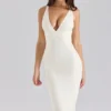 The Classic Ivory Midi Bandage Dress The Classic Ivory Midi Bandage Dress