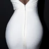 The Classic Ivory Midi Bandage Dress The Classic Ivory Midi Bandage Dress