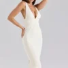 The Classic Ivory Midi Bandage Dress The Classic Ivory Midi Bandage Dress