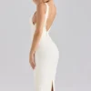 The Classic Ivory Midi Bandage Dress The Classic Ivory Midi Bandage Dress