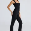 The Fitted Trousers Black Stretch Trousers