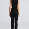 The Fitted Trousers Black Stretch Trousers