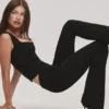 The Fitted Trousers Black Stretch Trousers