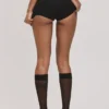 The Mini Black Skirt With Built-In Shorts