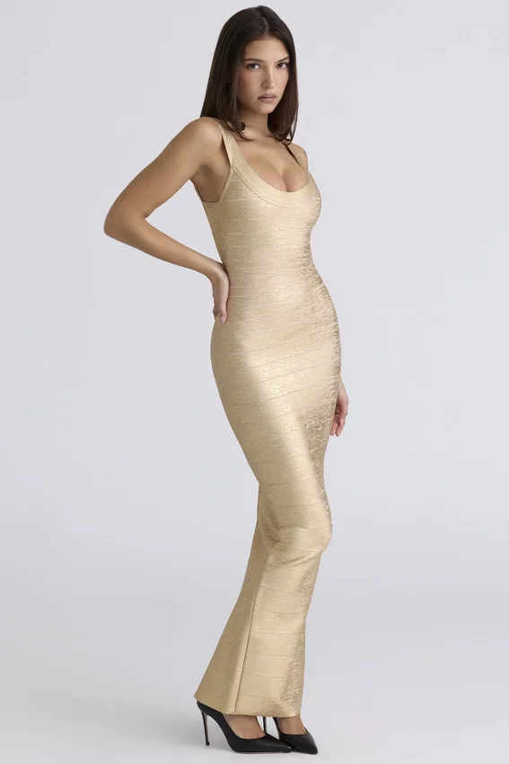 The OG Gold Bandage Maxi Dress The OG Gold Bandage Maxi Dress