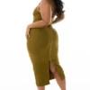 The OG Olive Midi Bandage Dress The OG Olive Midi Bandage Dress