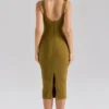 The OG Olive Midi Bandage Dress The OG Olive Midi Bandage Dress