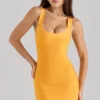 The OG Orange Sherbet Mini Bandage Dress The OG Orange Sherbet Mini Bandage Dress