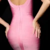 The OG Pink Icing Mini Bandage Dress The OG Pink Icing Mini Bandage Dress