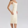 The OG Vanilla Midi Bandage Dress The OG Vanilla Midi Bandage Dress