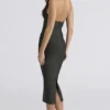 The Supermodel Emerald Halter Neck Bandage Midi Dress The Supermodel Emerald Halter Neck Bandage Midi Dress