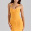 The Supermodel Orange Sherbet Mini Bandage Dress The Supermodel Orange Sherbet Mini Bandage Dress