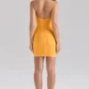 The Supermodel Orange Sherbet Mini Bandage Dress The Supermodel Orange Sherbet Mini Bandage Dress