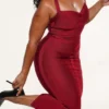 The Supermodel Ruby Halter Neck Bandage Midi Dress