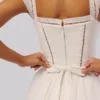 Thea White Voile + Broderie Anglais Maxi Dress Thea White Voile + Broderie Anglais Maxi Dress