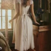 Thea White Voile + Broderie Anglais Maxi Dress Thea White Voile + Broderie Anglais Maxi Dress