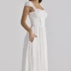 Thea White Voile + Broderie Anglais Maxi Dress Thea White Voile + Broderie Anglais Maxi Dress