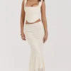 Therese Vintage Cream Lace Maxi Skirt Therese Vintage Cream Lace Maxi Skirt