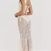 Therese Vintage Cream Lace Maxi Skirt Therese Vintage Cream Lace Maxi Skirt