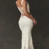Therese Vintage Cream Lace Maxi Skirt Therese Vintage Cream Lace Maxi Skirt