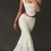 Therese Vintage Cream Lace Maxi Skirt Therese Vintage Cream Lace Maxi Skirt