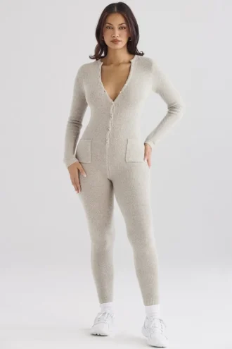 Tiggy Opal Marl Loungewear Jumpsuit Tiggy Opal Marl Loungewear Jumpsuit