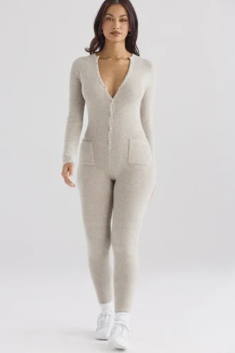 Tiggy Opal Marl Loungewear Jumpsuit Tiggy Opal Marl Loungewear Jumpsuit