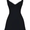 Tilly Black Pin Tuck Mini Dress Tilly Black Pin Tuck Mini Dress