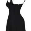 Tilly Black Pin Tuck Mini Dress Tilly Black Pin Tuck Mini Dress