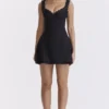 Tilly Black Pin Tuck Mini Dress Tilly Black Pin Tuck Mini Dress