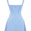 Tilly Blue Pin Tuck Mini Dress Tilly Blue Pin Tuck Mini Dress